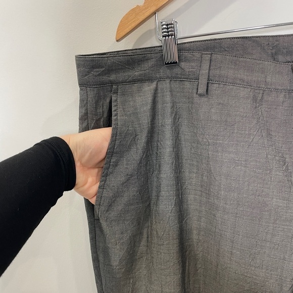 John Varvatos Gray 100% Virgin Wool Pants - Picture 2 of 7